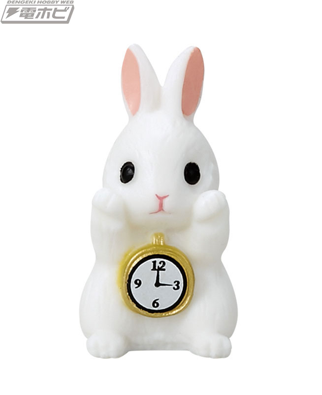 トランプの穴からコンニチハ！トランプとうさぎのミニチュアセットが