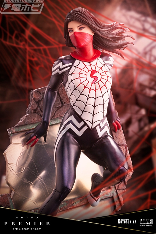 マーベルキャラクター「シルク」がコトブキヤのARTFX PREMIERシリーズ