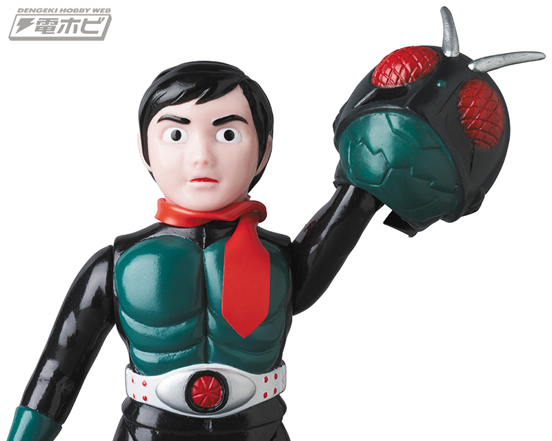 東映レトロソフビコレクションのミドルサイズラインに仮面ライダー旧1
