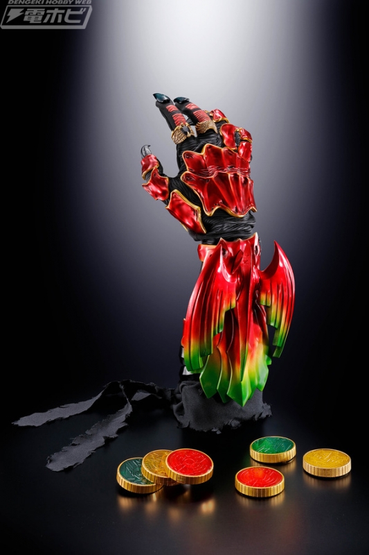 アンクを手袋のように装着できる！『仮面ライダーオーズ』TAMASHII Lab