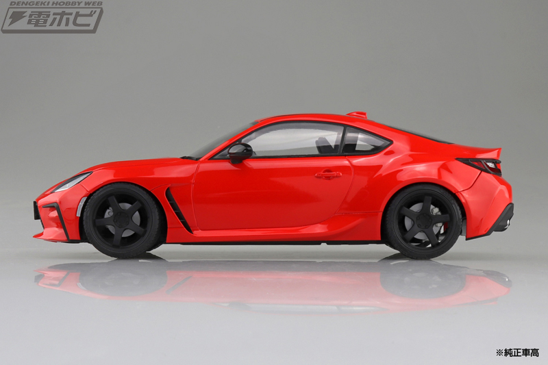青島文化教材社の「ザ☆モデルカー」に完全新金型で「1/24 トヨタ ZN8