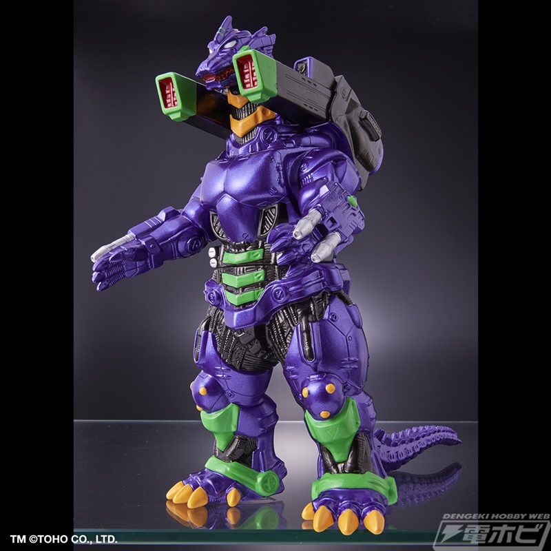 ゴジラ対エヴァンゲリオン』より、エヴァ初号機＆エヴァ2号機カラーの3