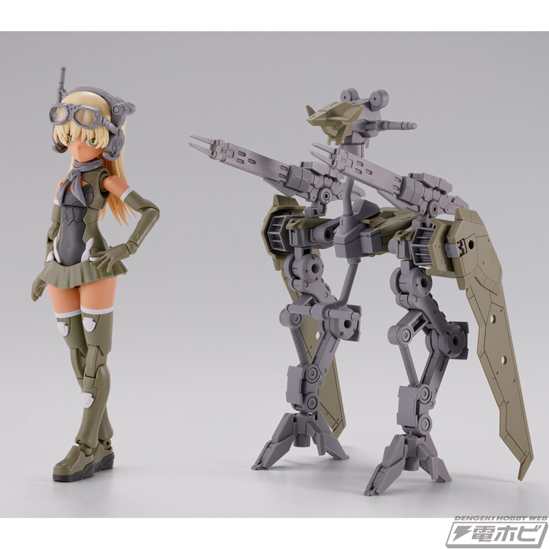 支援メカが新規パーツを交えて付属！「30MS」空中戦仕様をイメージした