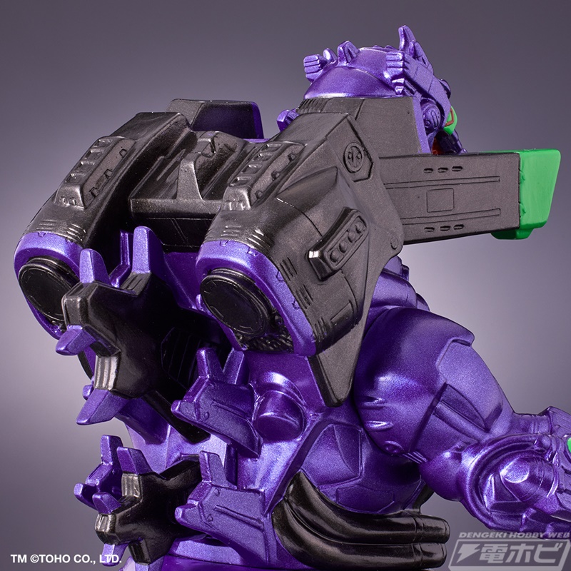 ゴジラ対エヴァンゲリオン』より、エヴァ初号機＆エヴァ2号機カラーの3