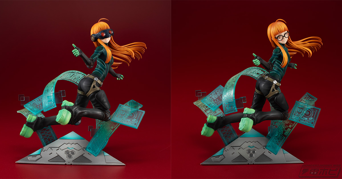 ペルソナ5 ザ・ロイヤル』躍動感と浮遊感のある怪盗服姿のナビ（佐倉