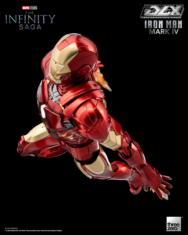 threezeroのアクションフィギュア「DLX」シリーズにアイアンマン