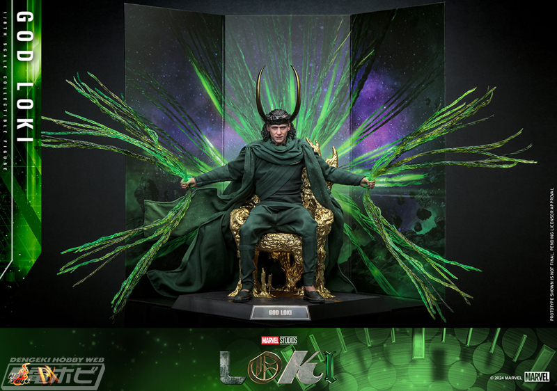 ドラマ『ロキ』より「ゴッド・ロキ」がホットトイズ最上位ブランドの