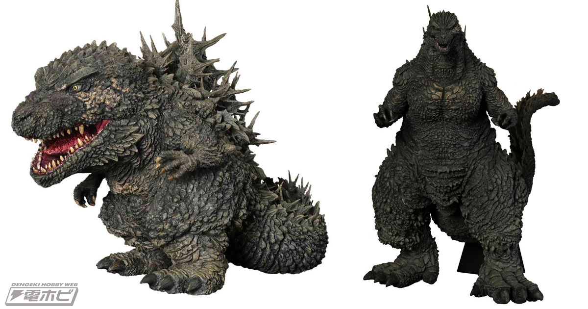 焦土と化した日本に突如現れたゴジラをデフォルメしつつもリアルに再現