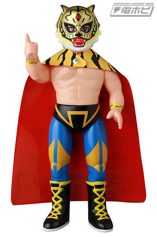 プロレスラーのレトロテイストなソフビモデル「SFS」のリングに初期