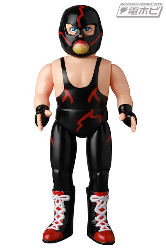 プロレスラーのレトロテイストなソフビモデル「SFS」のリングに初期