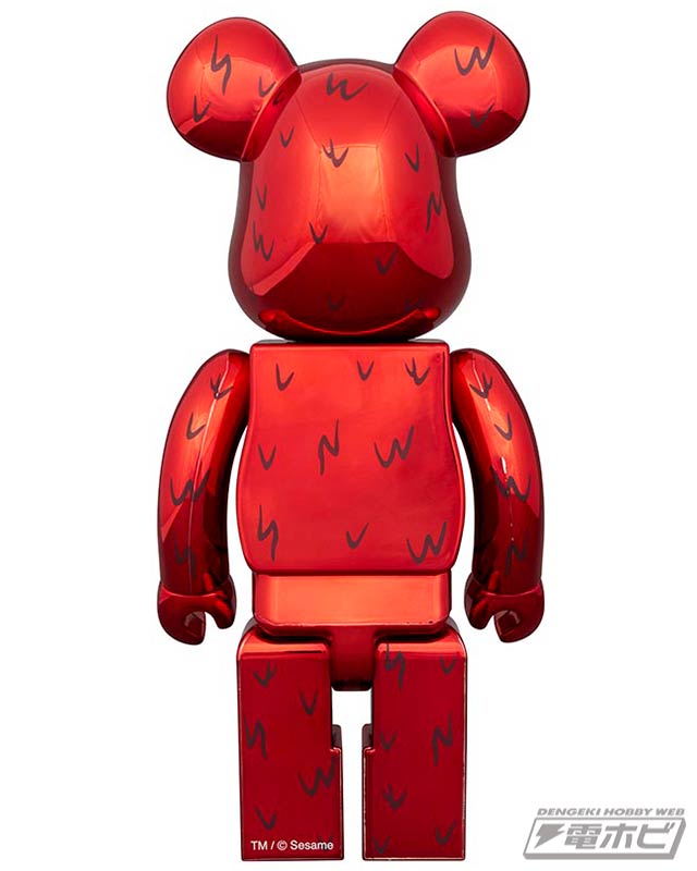 セサミストリート』の「エルモ」がギラリと輝く「CHROME Ver.」のBE