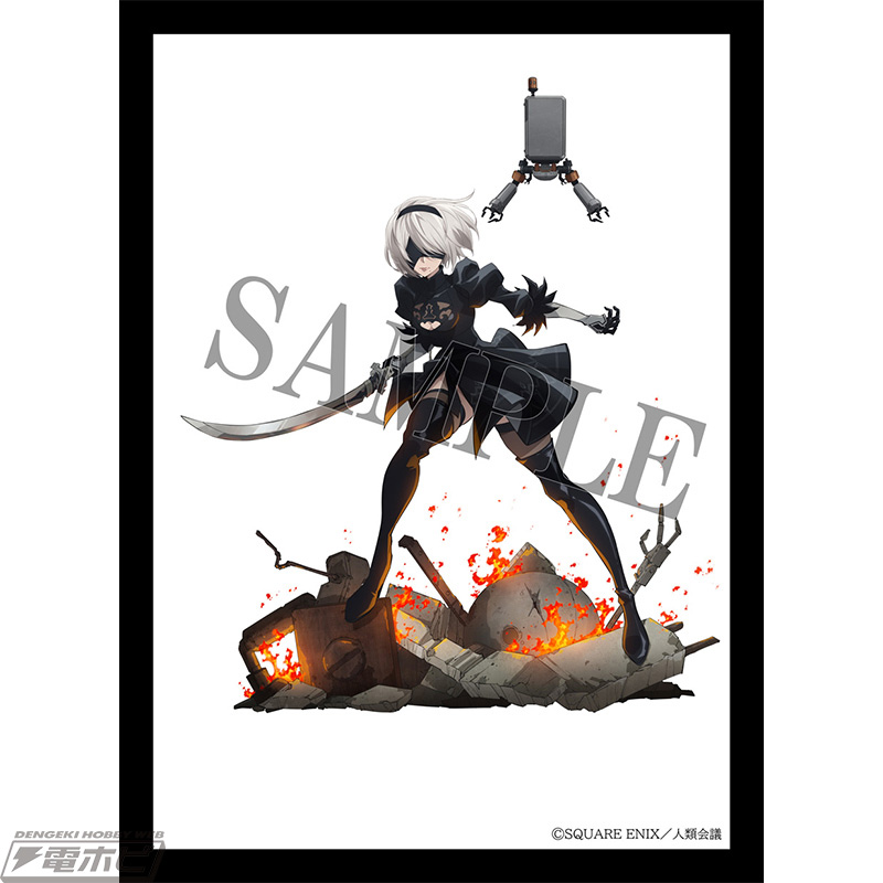 NieR:Automata Ver1.1a』描き下ろしイラストをもとに再現された2Bの