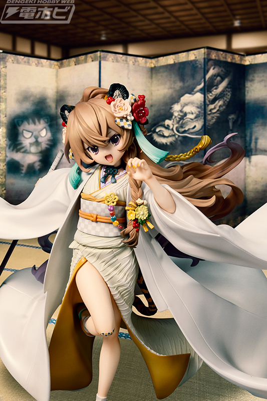 躍動感のあるポーズで見ごたえ抜群！『とらドラ！』逢坂大河が白無垢姿