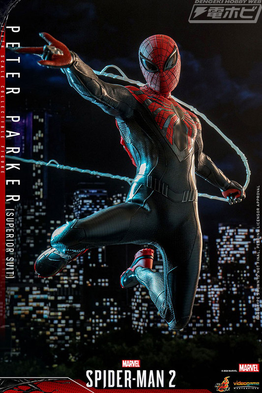 Marvel's Spider-Man 2』レッド＆ブラックを基調としたカラーリングや