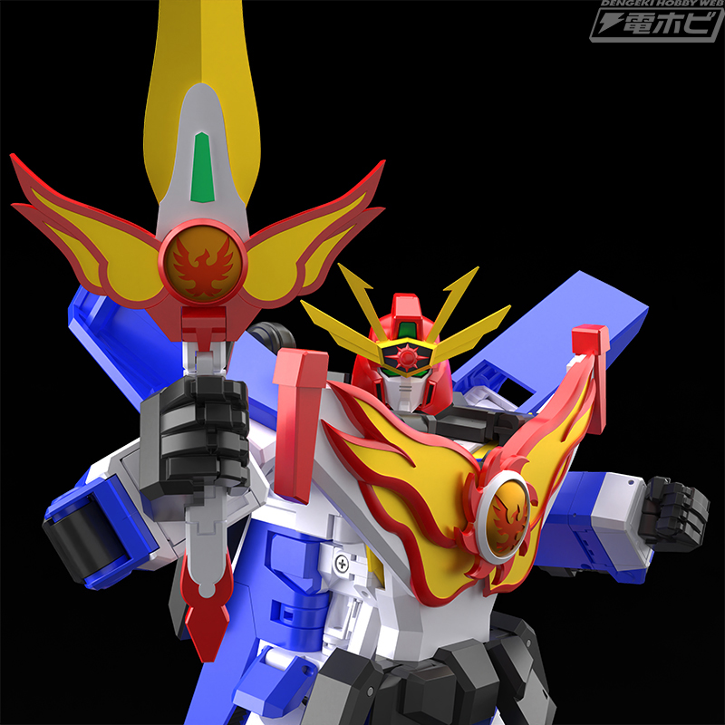 アニメ『太陽の勇者 ファイバード』ファイバードが完成品合体トイ「THE