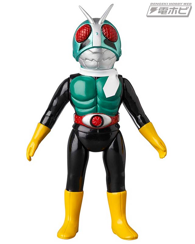 東映レトロソフビコレクションのミドルサイズシリーズに『仮面ライダー