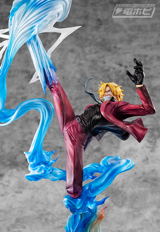 ワンピース』鬼ヶ島討ち入り時のサンジを大迫力の造形と彩色で