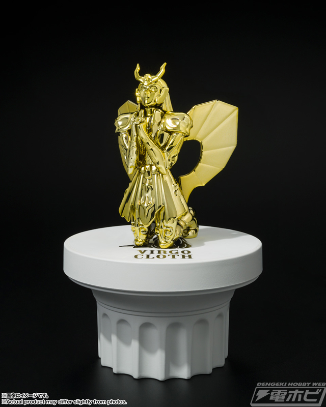 聖闘士星矢』聖闘士聖衣神話APPENDIXより「黄金聖衣オブジェ」が登場