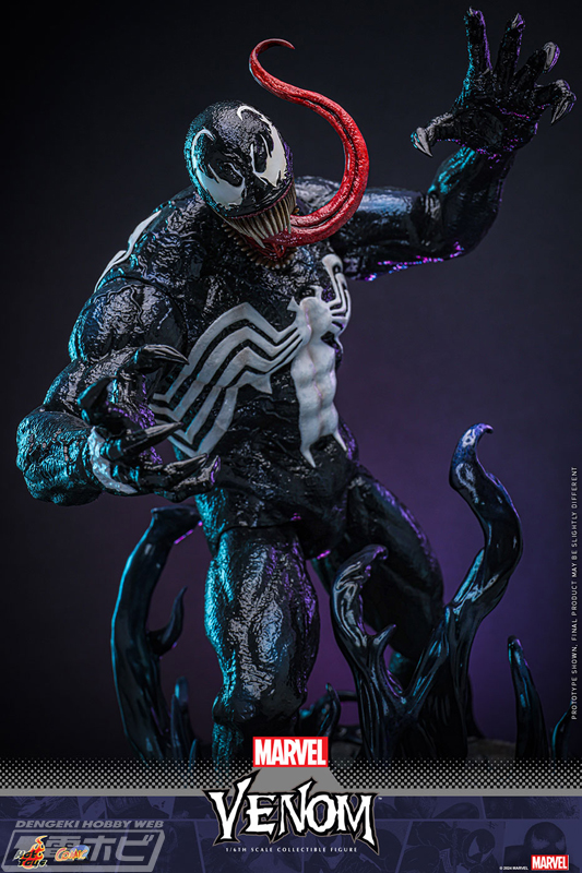 マーベル・コミックの『ヴェノム』が1/6スケールの可動フィギュアと