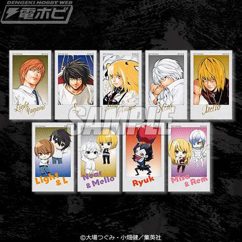デスノート DEATH NOTE メロ くじ引き堂 フォト風ブロマイド 5枚 漫画