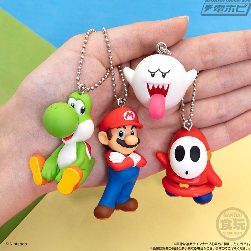 スーパーマリオ』ボリューム感のあるマスコットチャームが食玩に登場