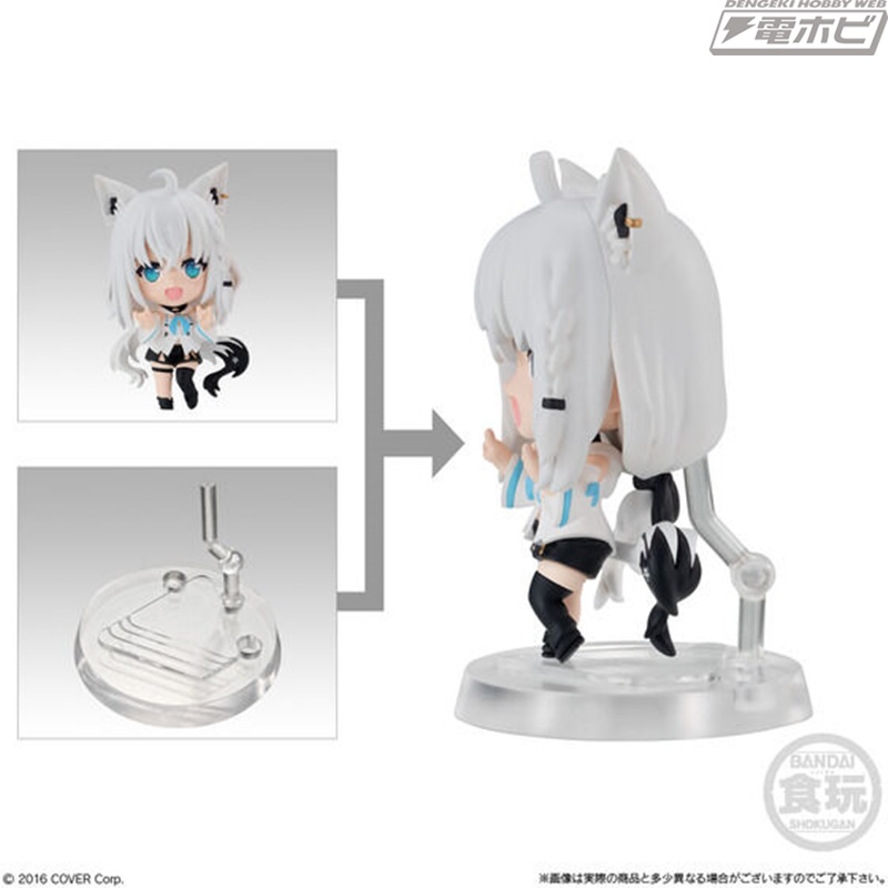 ホロライブ」メンバーやファンキャラクターなどを立体化した食玩