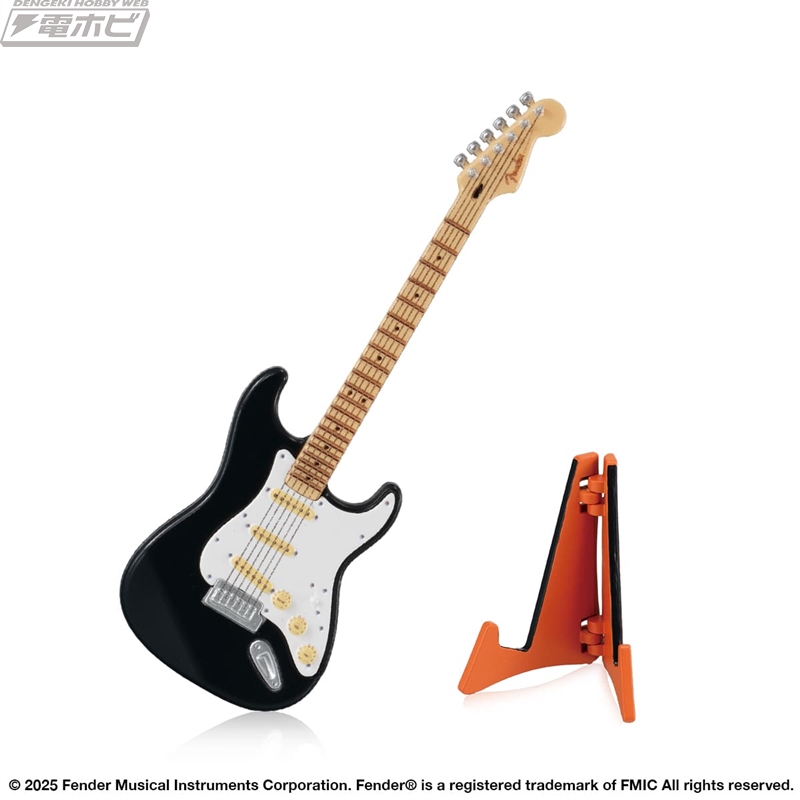 Fenderのアイコニックなギター、ベースが1/12スケールミニチュア化