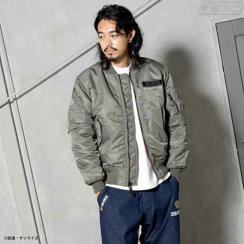 機動戦士ガンダム』本格ミリタリーアウターの「LEVEL7ジャケット」ZEON