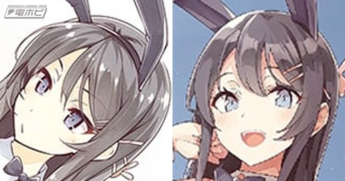 青春ブタ野郎』10周年を記念した桜島麻衣と牧之原翔子のキャラファイン