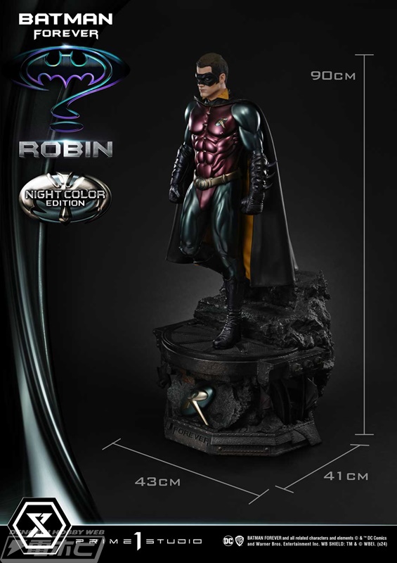 バットマン フォーエヴァー』ロビンの1/3スケールフィギュアが、劇中の