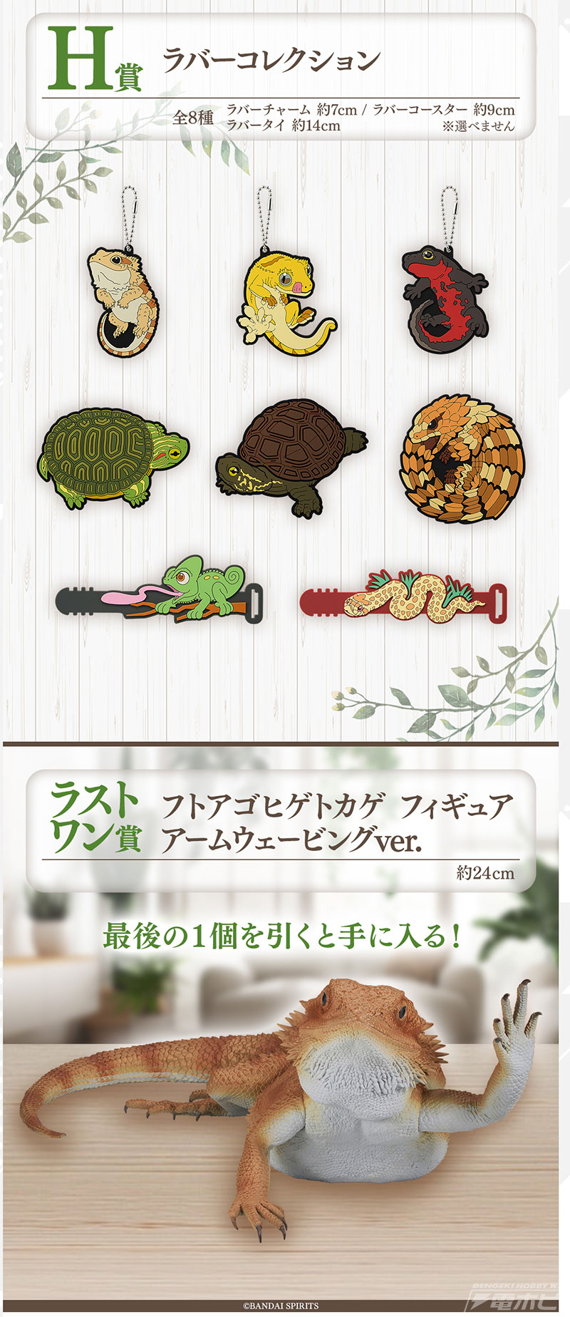 一番くじ 爬虫類＆両生類～Tiny Friends～」が再販売決定！フトアゴ