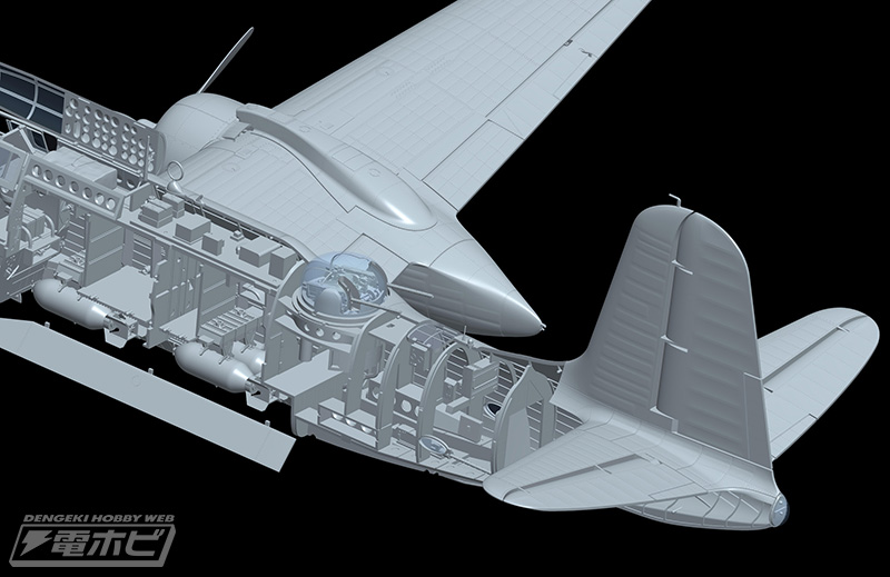 大型モデルで内部構造まで精密再現！オーストラリア空軍仕様の双発攻撃