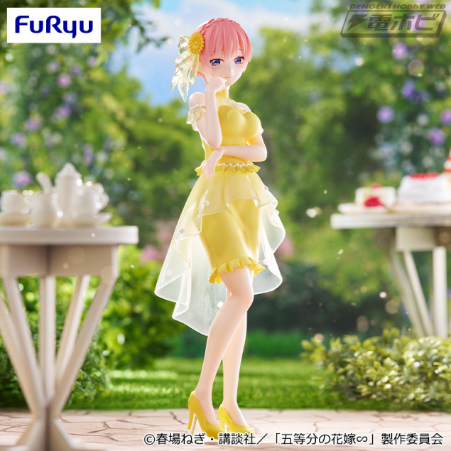 五等分の花嫁∽』より、一花、二乃がプライズフィギュア化！柔らかい