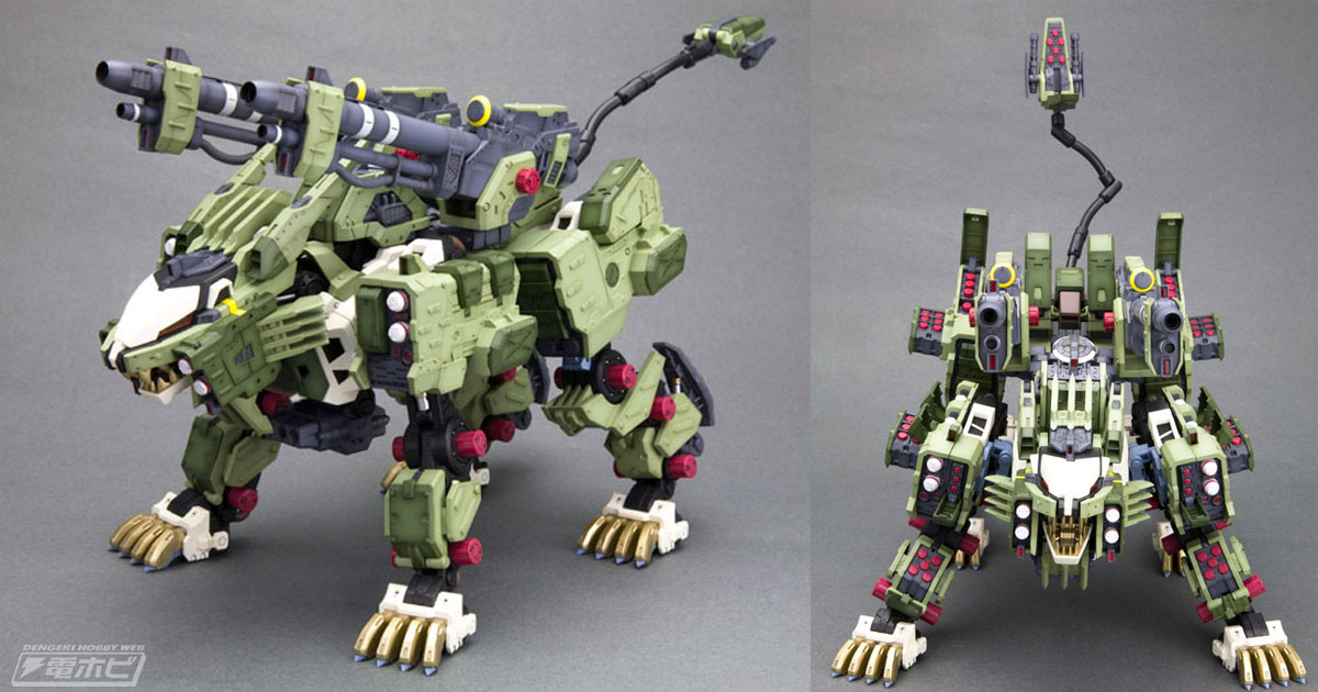 全22カ所のミサイルハッチはすべて展開可能！『ゾイド』マーキング