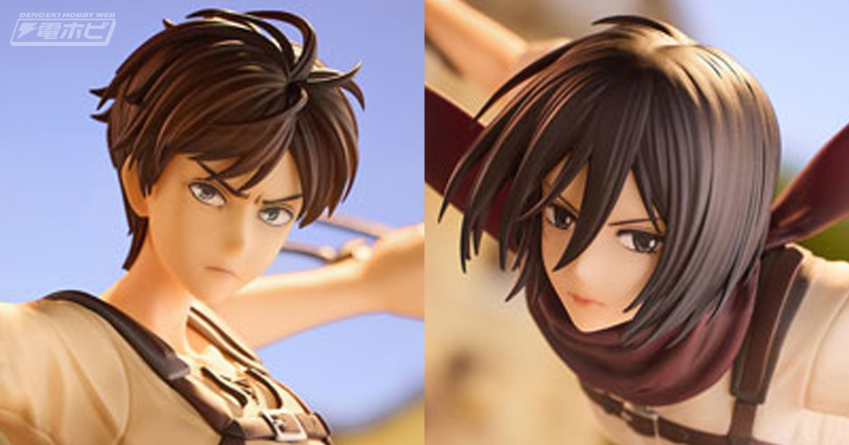 瓦礫の上での戦闘シーンがカッコいい！『進撃の巨人』エレンとミカサが