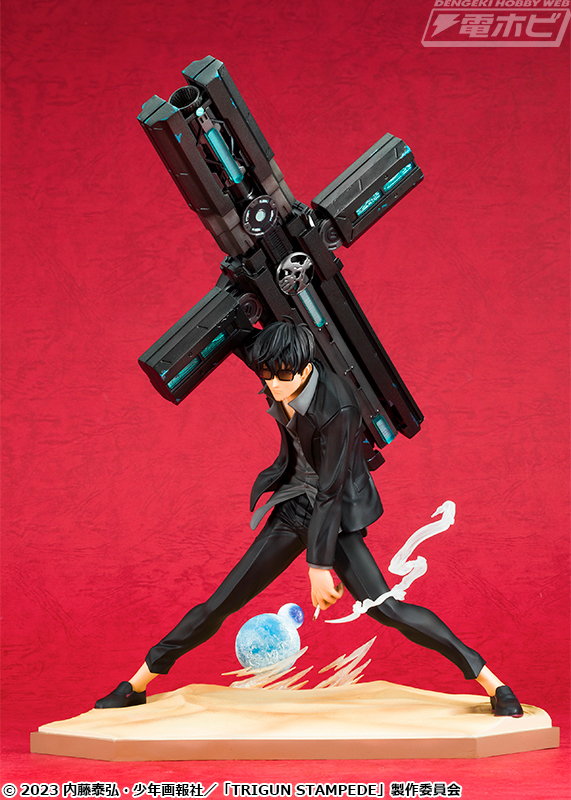 TRIGUN STAMPEDE』ニコラス・D・ウルフウッドがパニッシャーを担いだ