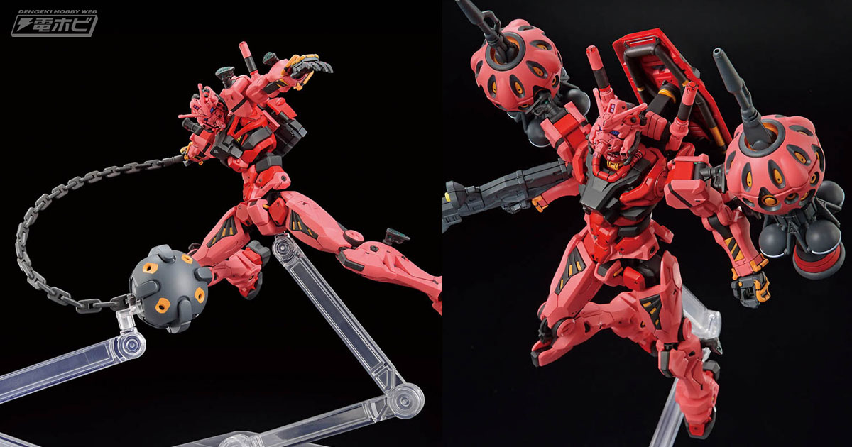 ガンダム ジークアクス』ガンプラ「HG 赤いガンダム」の新たな商品画像