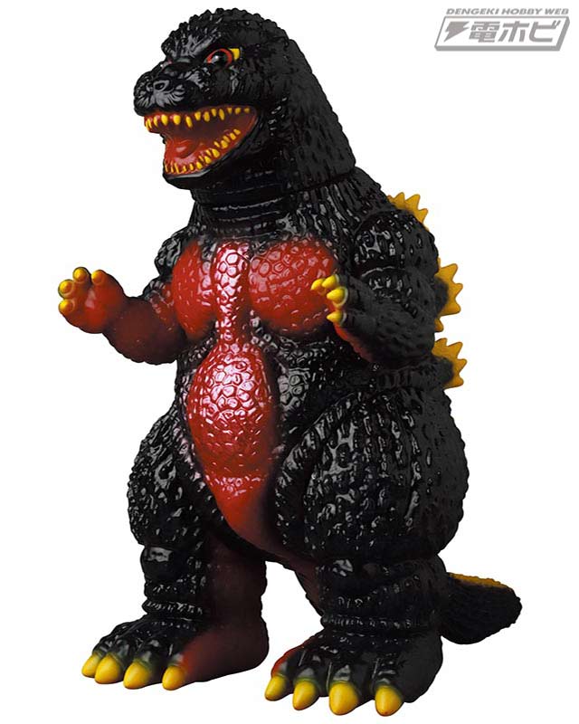 安楽安作氏による「ゴジラ (1994)」と「ヤスデ怪獣 モグダン」のソフビ