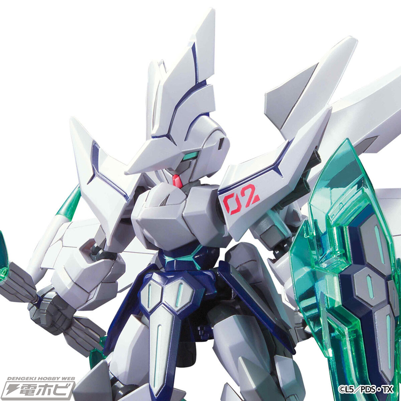 ダンボール戦機W』プラモデル「LBXアキレスD9」と「LBXオーディーンMk