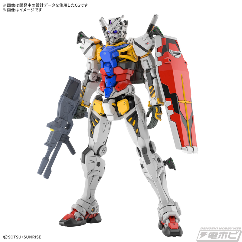 赤いガンダムとは異なる側頭部のデザイン再現！『ガンダム