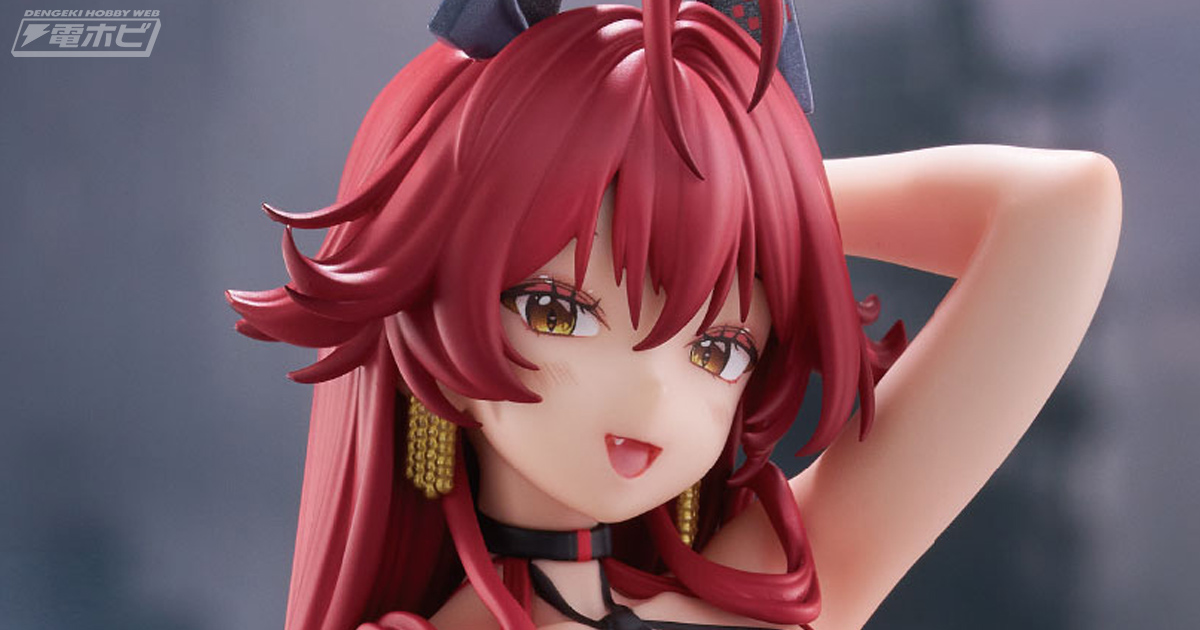 美しい深紅の髪と衣装、そして豊満なバスト！『勝利の女神：NIKKE