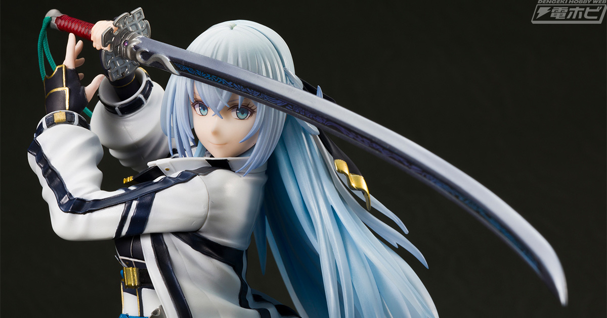 軌跡シリーズ』シズナ・レム・ミスルギが漆黒の大太刀「暁鴉」を構えた