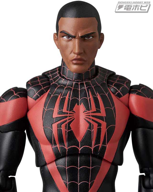 マイルス・モラレス版スパイダーマンのアクションフィギュア「MAFEX
