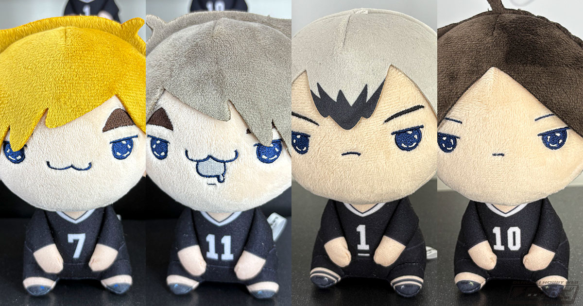 もちぴこぬいぐるみ」の新メンバー・宮侑、宮治、北信介、角名倫太郎を