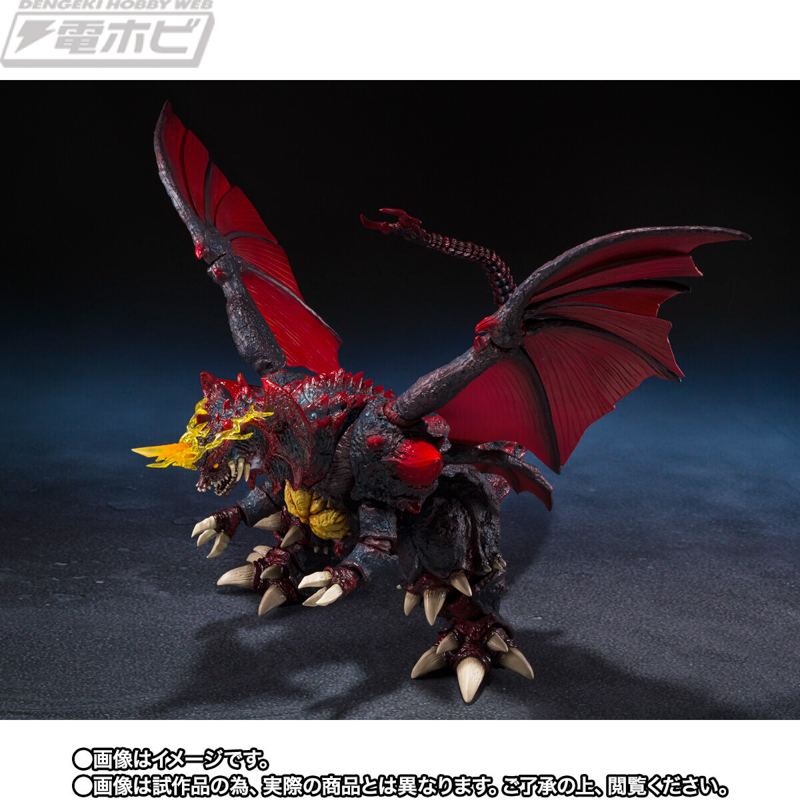 ゴジラVSデストロイア』夜間戦闘をイメージし、全身のカラーリングを