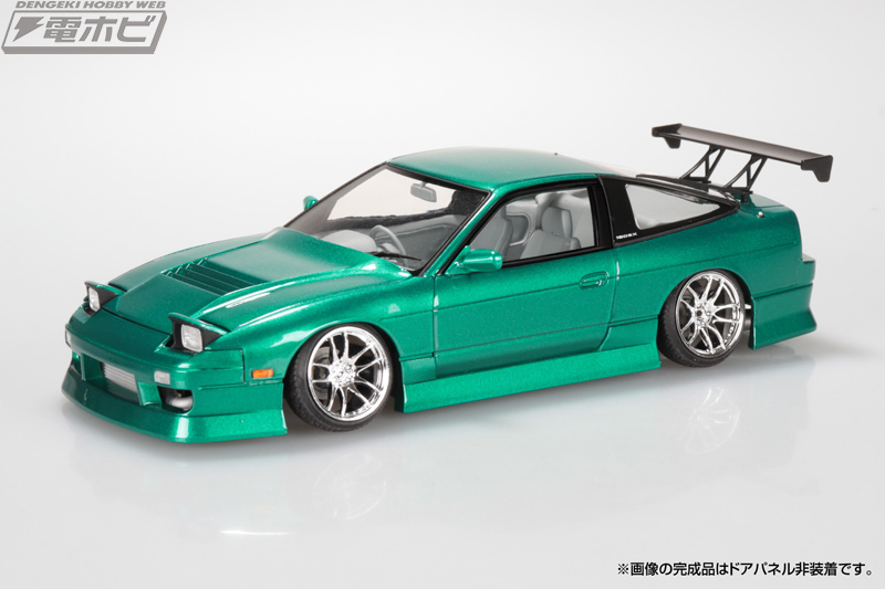 アオシマのプラモデル「ザ☆チューンドカー」に「180SX」のBNスポーツ
