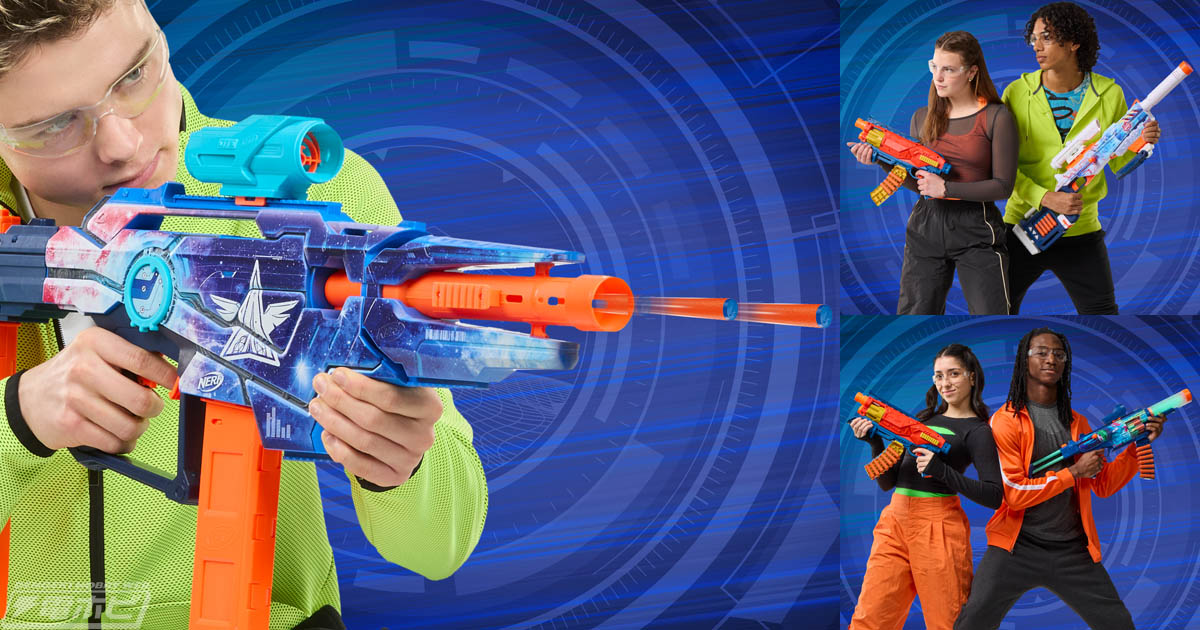 シューティングトイ「ナーフ」にゲームのような世界観の新シリーズ