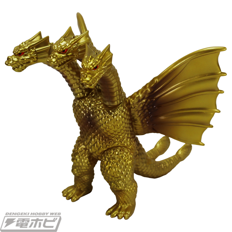 完全新規造形のキングギドラや人気カラー「ゴジラブルー」となった