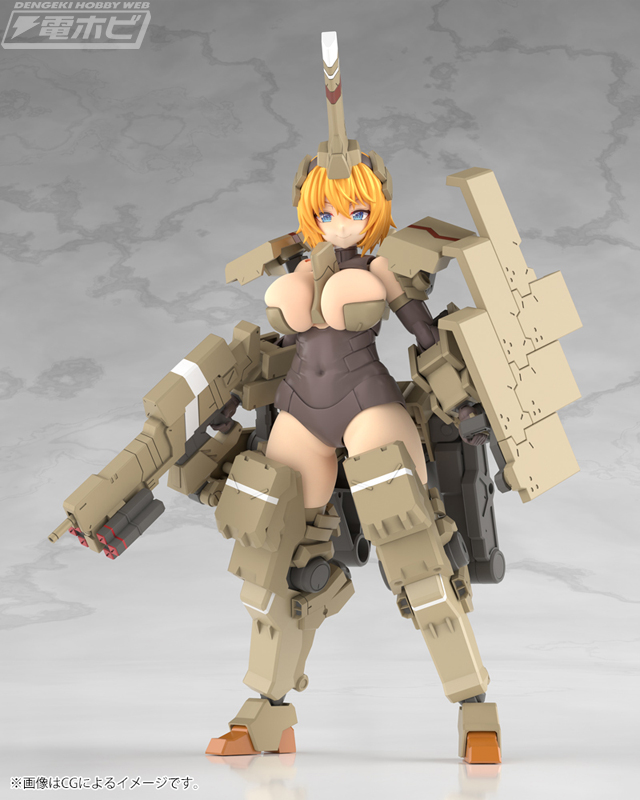 重装甲をイメージしたムチムチのプロポーションに注目！『フレーム