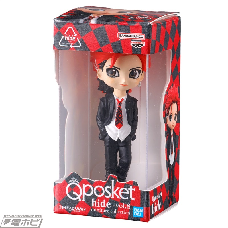 X JAPANのギタリスト“hide”がガシャポンに！さまざまな衣装で